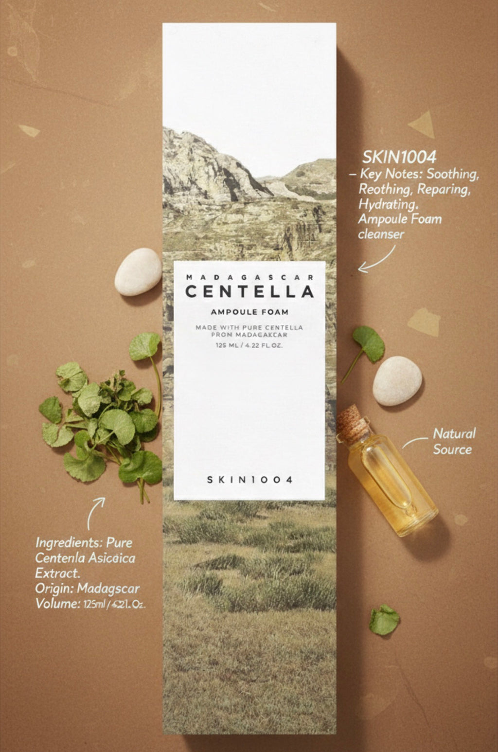 Madagascar Centella Ampoule Foam, 4.22 Fl Oz (125 Ml)