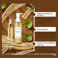 Centella Asiatica Makeup Remover Lightweight Refreshing and Gentle Face Cleansing Oil Lip and Eye Cosmetic Removal Cleaning
