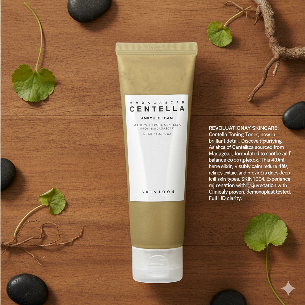 Madagascar Centella Ampoule Foam, 4.22 Fl Oz (125 Ml)
